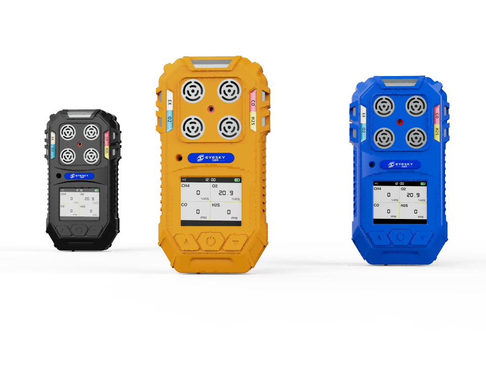 MS104K पोर्टेबल 4-in-1 ग्यास डिटेक्टर